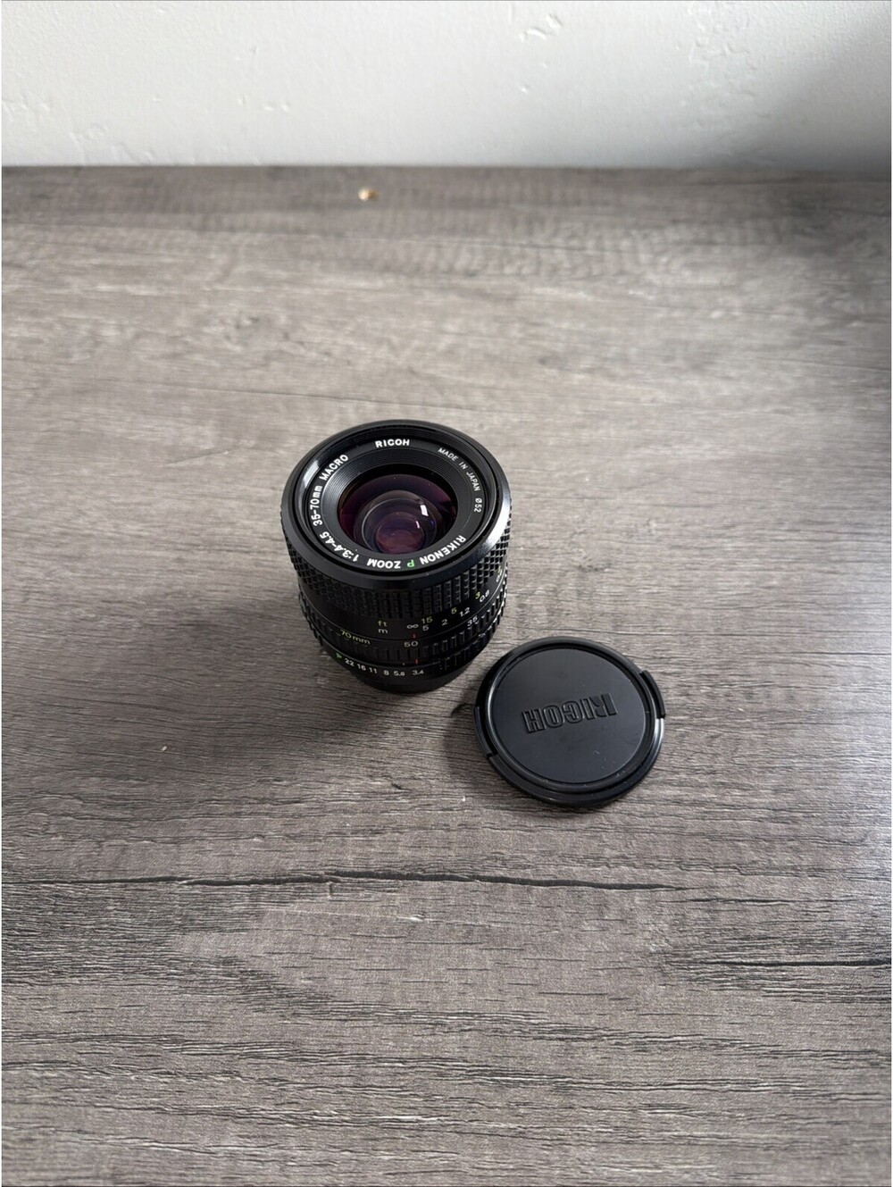 Camera Lens Rikenon P Zoom K Mount 35-70mm Macro Ricoh 52mm f/3.4-4.5